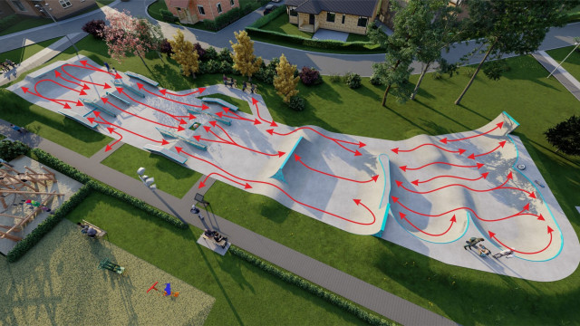 POWIAT. Nowy skatepark w Brzeszczach z olbrzymim Flow