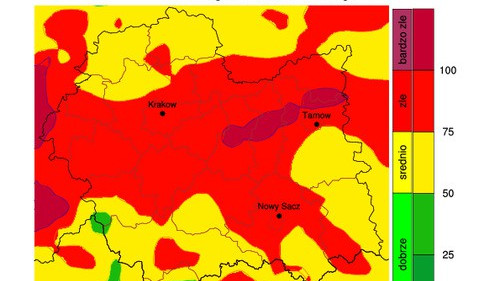 POWIAT. Smog zawisł i skutecznie utrudnia oddychanie