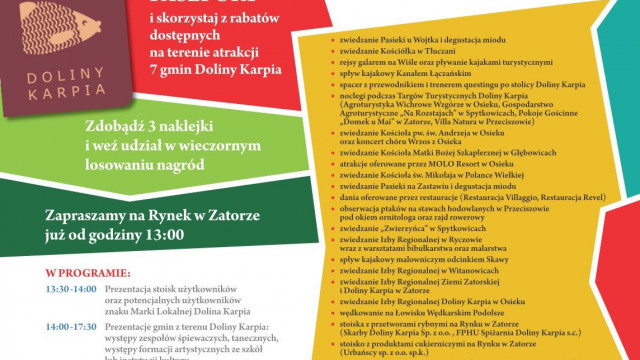 POWIAT. Targi Turystyczne Doliny Karpia. Pobierz paszport i skorzystaj z atrakcji