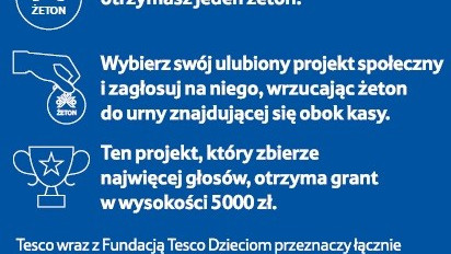 POWIAT. Zrób zakupy w Tesco i zagłosuj na „Warsztaty nie tylko dla mamy i taty”