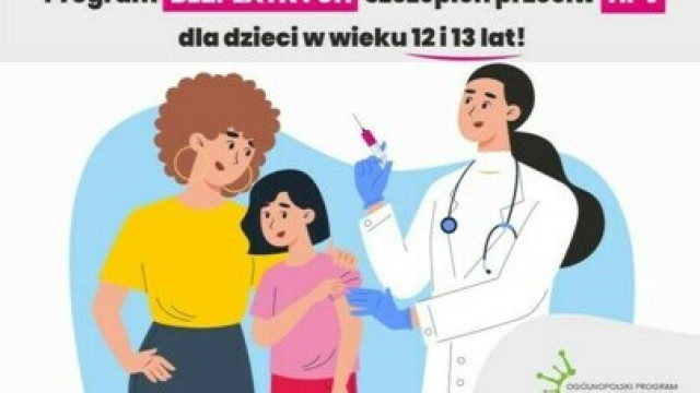 Powszechny program szczepień przeciw HPV: Infografiki