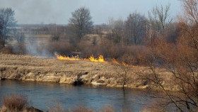 Pożary traw w powiecie oświęcimskim - 39 interwencji w ciągu 5 dni!