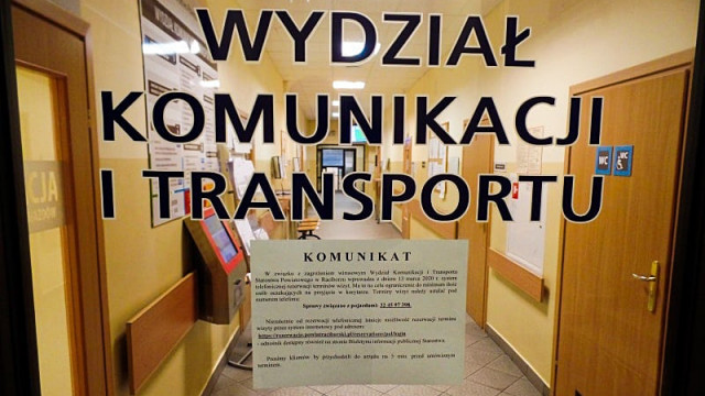 Prace serwisowe w Wydziale Komunikacji i Transportu - InfoBrzeszcze.pl