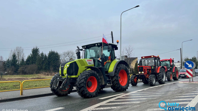Protest rolników w powiecie oświęcimskim