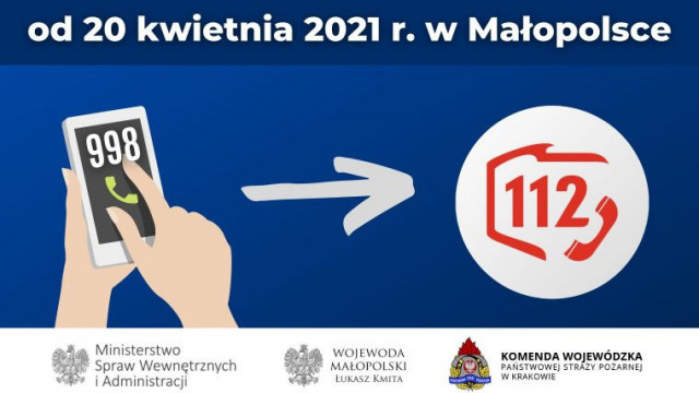 Przełączenie telefonu alarmowego 998 do Centrum Powiadamiania Ratunkowego - InfoBrzeszcze.pl