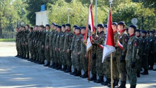 Przysięga małopolskich Terytorialsów w Kętach