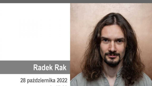 Radek Rak w oświęcimskiej Alei Pisarzy 