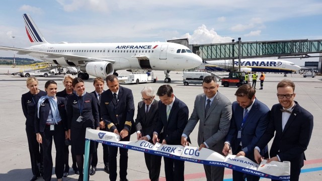 REGION. Air France wylądował w Krakowie