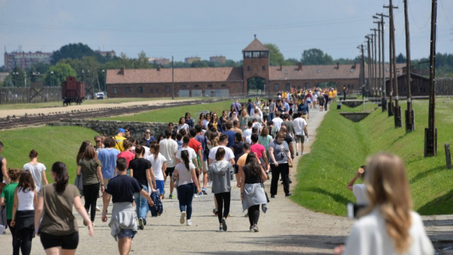 Rekordowa liczba odwiedzających były niemiecki nazistowski obóz koncentracyjny i zagłady Auschwitz i Auschwitz II-Birkenau