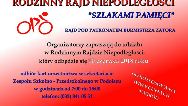 Rodzinny Rajd Niepodległości „Szlakami Pamięci”