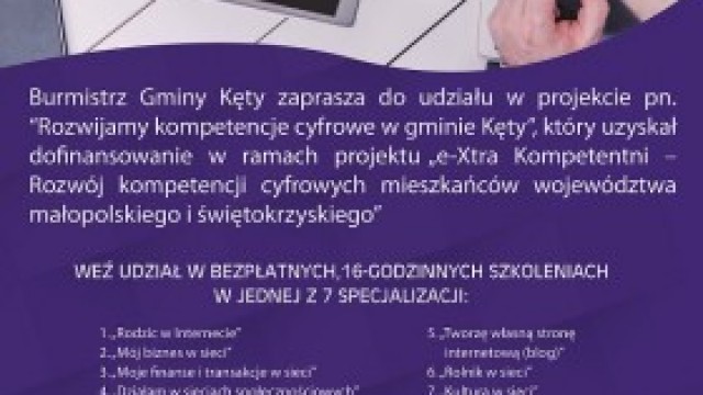 Rozwijamy kompetencje cyfrowe w gminie Kęty