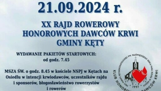 Ruszyły zapisy na XX Rajd Rowerowy