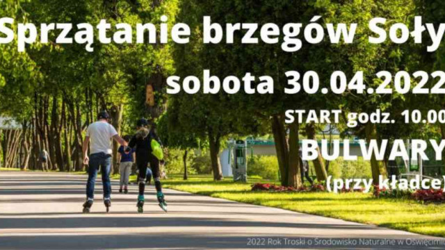 Sobotnie sprzątanie nadbrzeża Soły