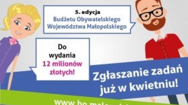 Spotkania informacyjne w sprawie 5. edycji Budżetu Obywatelskiego Województwa Małopolskiego