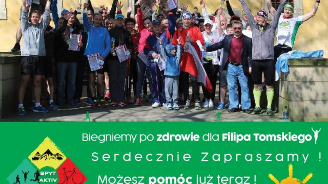 SPYTKOWICE. Bieg po zdrowie dla Filipa Tomskiego