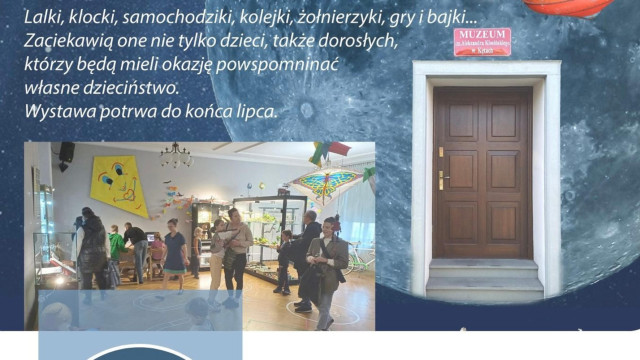 Stare zabawki i papierowe cuda w kęckim muzeum