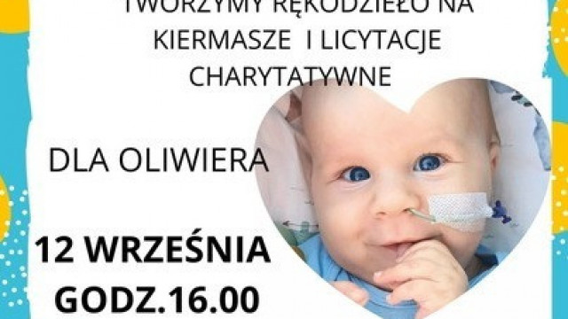 Stwórzmy razem rękodzieło na kiermasz dla Oliwiera!