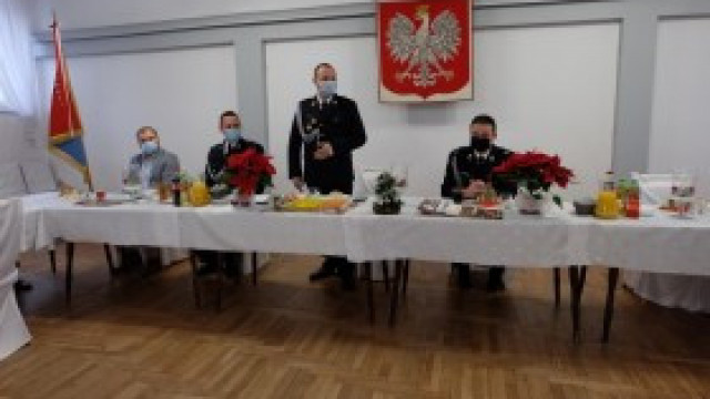 Świąteczne spotkanie Zarządu Oddziału Gminnego ZOSP RP w Kętach