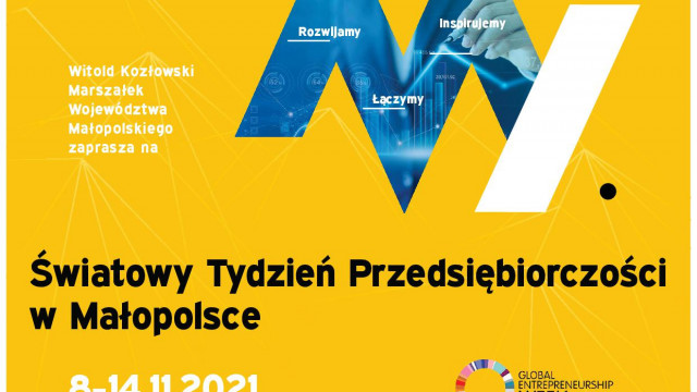 Światowy Tydzień Przedsiębiorczości w Małopolsce - Spotkanie Młodego Biznesu 8.11.2021