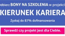 Szkolenia za bony w Małopolsce. Zyskaj do 87% dofinansowania