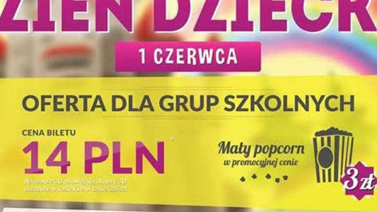 Szkolny Dzień Dziecka w Planet Cinema