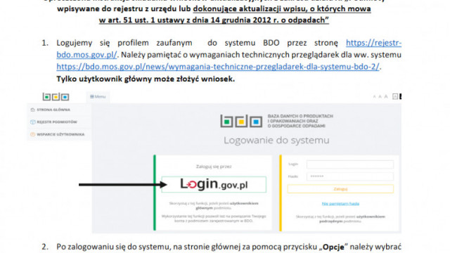 Tak dokonasz aktualizacji w rejestrze BDO