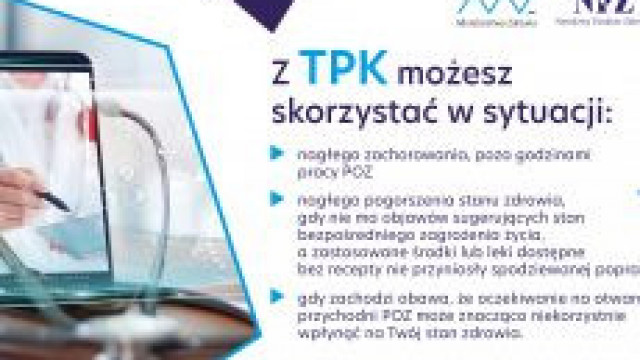 TPK – uzupełnienie nocnej i świątecznej opieki zdrowotnej