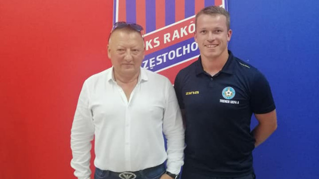 Trener Grzywa na szkoleniu w Rakowie Częstochowa - InfoBrzeszcze.pl