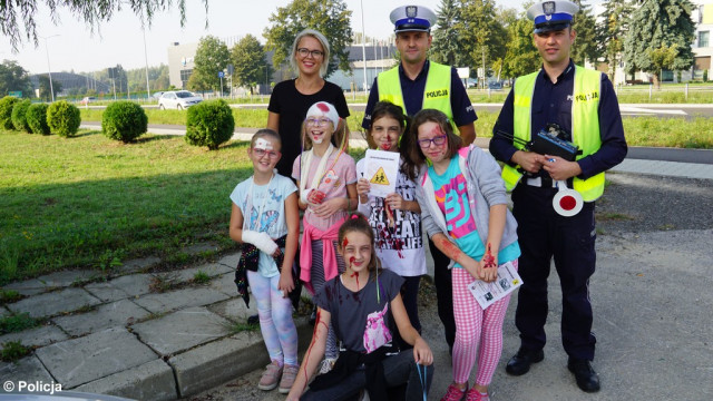 Ucharakteryzowani na ofiary wypadków drogowych. Nietypowa akcja – FOTO