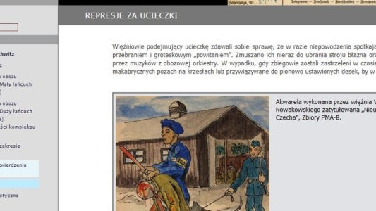 Ucieczki z KL Auschwitz w Internecie