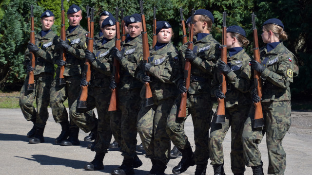 Uroczysty apel w Wojskowym Centrum Rekrutacji w Oświęcimiu