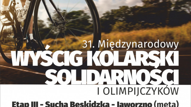 Utrudnienia  w ruchu drogowym w związku z „31. Wyścigiem Kolarskim Solidarności i Olimpijczyków”