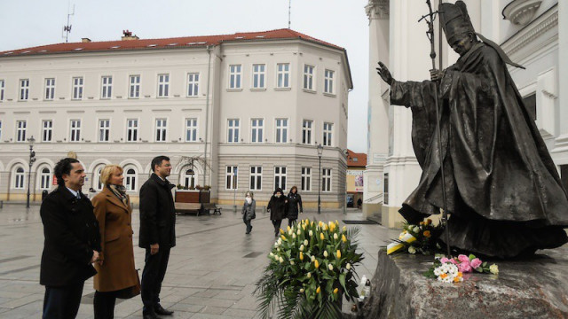 WADOWICE. Samorządowcy oddali hołd świętemu Janowi Pawłowi II