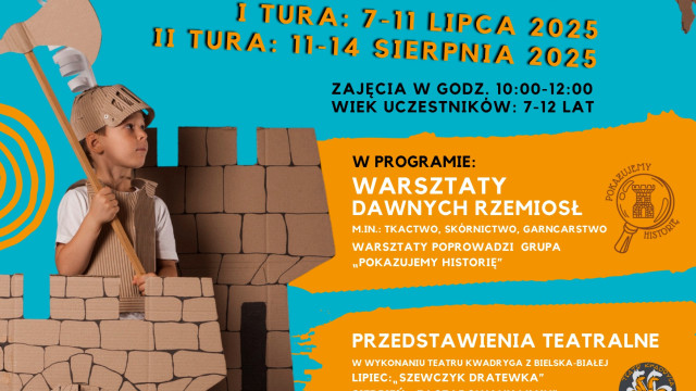Wakacyjne warsztaty dla dzieci w Muzeum Pamięci Mieszkańców Ziemi Oświęcimskiej