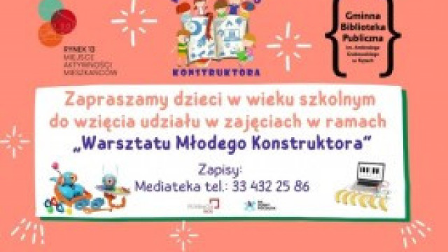 Warsztat Młodego Konstruktora w kęckiej bibliotece