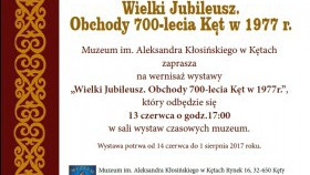 Wielki Jubileusz. Obchody 700-lecia Kęt w 1977 r - zaproszenie na wystawę