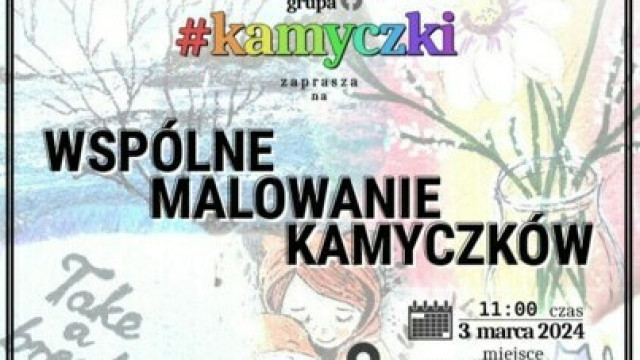 Wspólne malowanie kamyczków