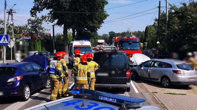 Wypadek w Chełmku. Zablokowana DW780 – ZDJĘCIA!