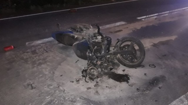 Wypadek w Zatorze. Motocyklista w poważnym stanie – FOTO