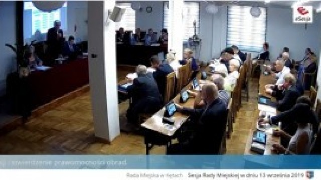 XII sesja Rady Miejskiej w Kętach - transmisja na żywo