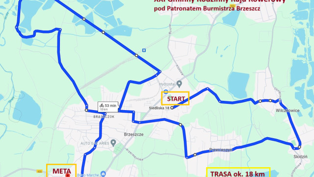 XXI Gminny Rodzinny Rajd Rowerowy w Brzeszczach – Zapraszamy do Udziału!