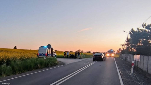 Zajechał drogę motocykliście – FOTO