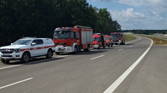 Zapoznanie służb ratowniczych z nową drogą S1