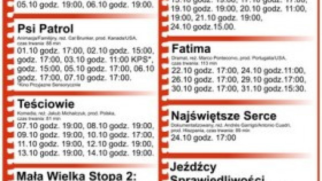 Zapraszamy do kina w Domu Kultury w Kętach!