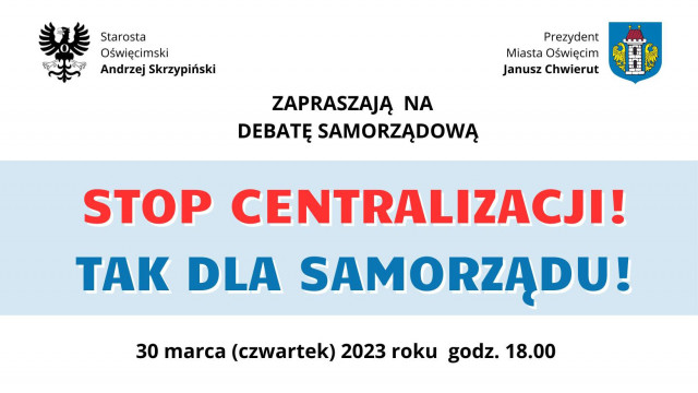 Zapraszamy na debatę o sytuacji samorządów