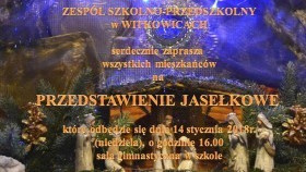 Zaproszenie na Jasełka do Witkowic