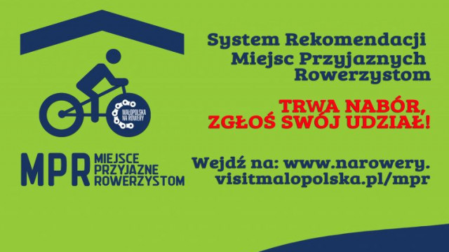 Zarekomenduj miejsca przyjazne rowerzystom w Małopolsce