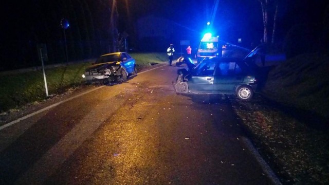 Zderzenie trzech pojazdów w Polance Wielkiej. Sprawca był pijany !