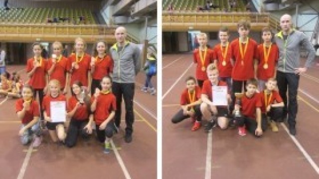 Zespoły dziewcząt i chłopców z SP 2 Kęty medalistami Małopolskich Wielobojów Lekkoatletycznych