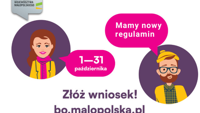 Zgłoś swój pomysł! Jesienią rusza 8. edycja Budżetu Obywatelskiego Małopolski z pulą 16 mln zł!